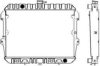 SAKURA  Automotive 1121-0301 Radiator, engine cooling